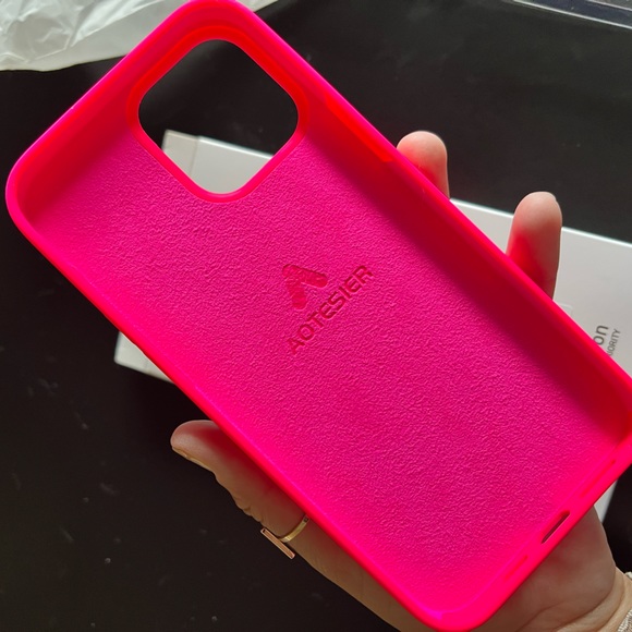 Barbie Hot Pink color phone case iPhone 13 Pro Max - Picture 4 of 8
